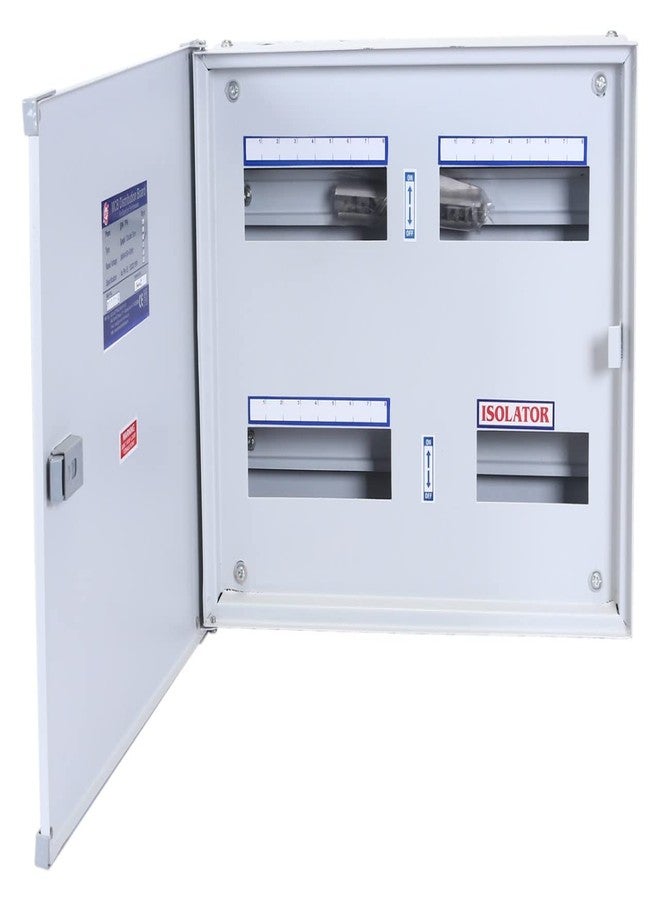SELVO (CLASSIC SERIES) 8 Way Three Phase Neutral (TPN) Double Door Distribution Board - Image 1